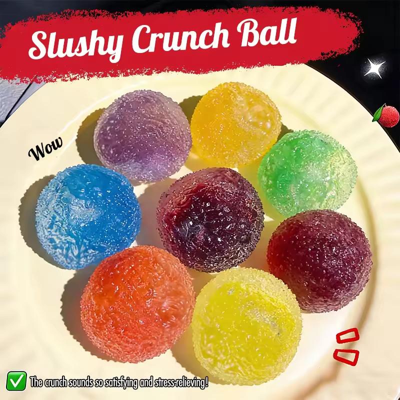 Sensorischer Stressabbau Wiederverwendbarer Slushie-Quetschball Mit Knisterndem Geräusch Kreative Formbare Fidget-Knete