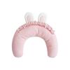 Cat Dog Neck Pillow U-shaped Cute Rabbit Ears Soft Rebound Smooth Zipper Pet Neck Support Washable Pet Pillow