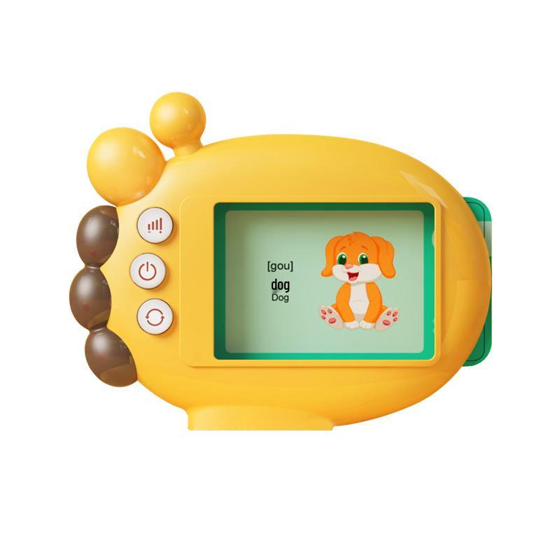 Bilingual Educational Flashcards Reader: Early Learning and Cognitive Development Toy for Children