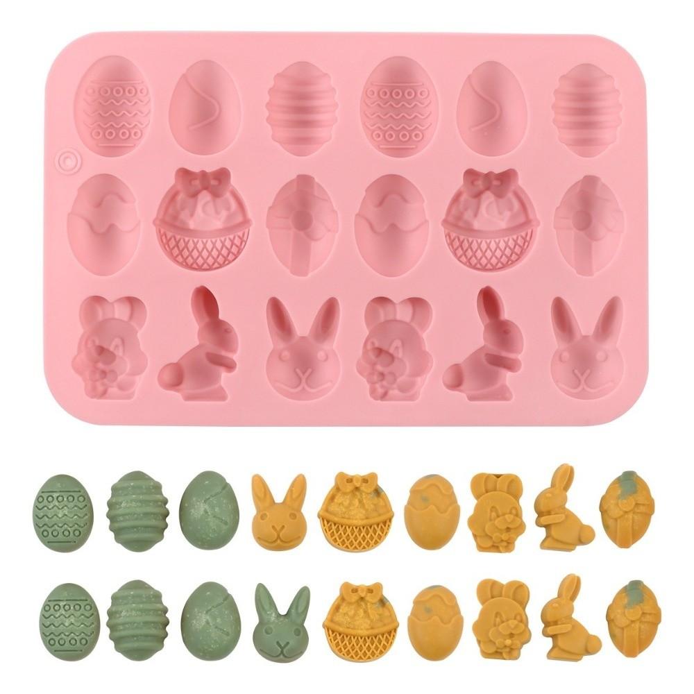 Multifunctional Easter Silicone Mold Non-stick Cake Decor Mold  Holiday Decoration