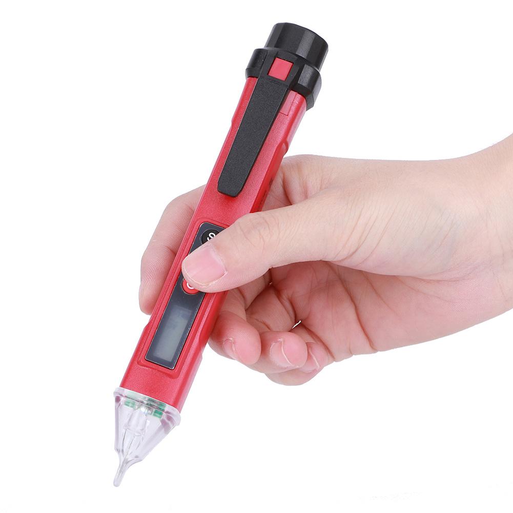 Digital NonContact Current Voltage Detector Test Pen Measuring Instrument AC121000V(Red Black )