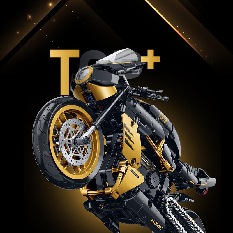 500+ Pezzi Super Moto da Corsa Blocchi da Costruzione Tecnici Set Modello Moto AGUS Giocattoli Creativi Regali per Ragazzi Bambini Adulti 1:8