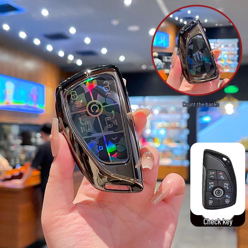 High-End Full-Coverage Metal Key Fob Case for Buick Envision Plus, Envision S/GS, and LaCrosse Cars