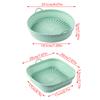 Reusable Air Fryer Silicone Basket Oven Baking Tray Airfryer Silicone Pot For Pizza Fried Chicken Grill Pan Mat Kitchen Tool