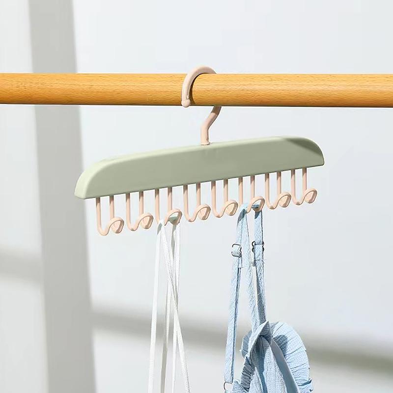 Multiple Hooks Women Storage Bra Hangers For Clothes Case Home Wardrobe Accessories Supplly Scarf Organizer Men Tie Belt Hangers