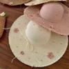 Multicolor Straw Hat Big Brim Sun Block Hat Fashion Beach Hat  Summer