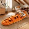 Movie Night Sleep Sack Funny Caterpillar Sleeping Bag Wearable Hugging Cocoon Lounger Full Body Bag Wrap Cozy for Naps Reading Dorm Travel