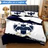 Football Club Emblem 3pcs K-pop music group Bedding set,Ideal for Bedroom, Dormitory,Including Duvet Cover And 2pcs Pillowcases,Fan gifts