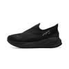 New LiNing SOFT GO 2 KNIT Cushioning Wear-Resistant Low-Top Casual Shoes Men's Black AGLV017-9