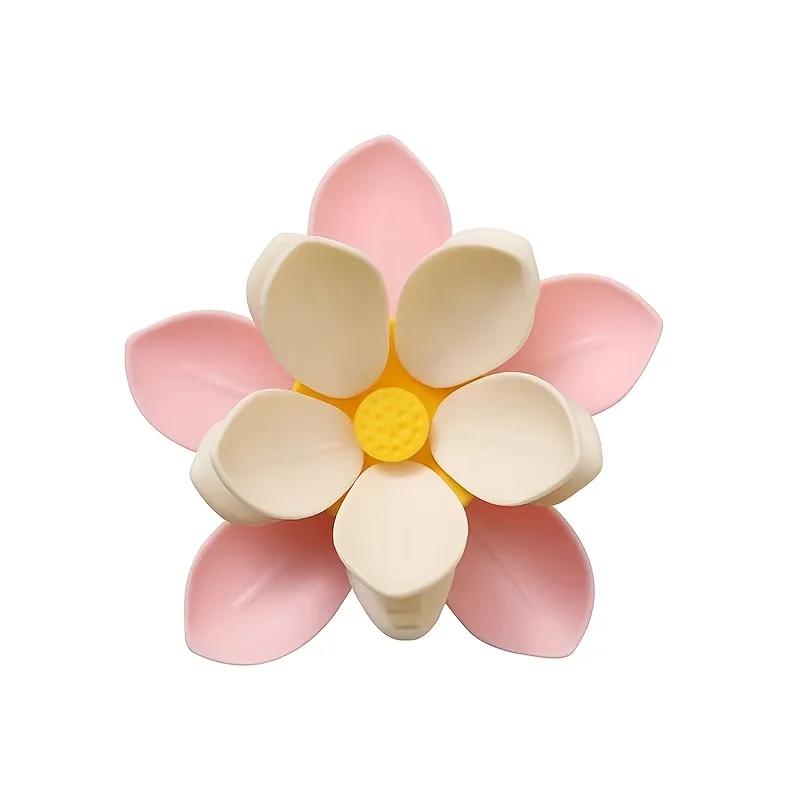 

Flower Refrigerator Magnet Sealing Clip, Petal Sealing Clip Multifunctional Sealing Clip, Food Sealing Clip, Kitchen Accessories рожевий