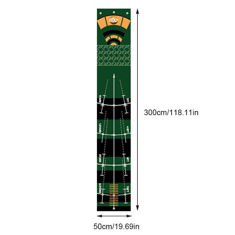Mini Green Golf Carpet Putting Ball Pad Practice Mat Washable Anti-Slip Green Practice Golf Putting Mat Indoor/Outdoor