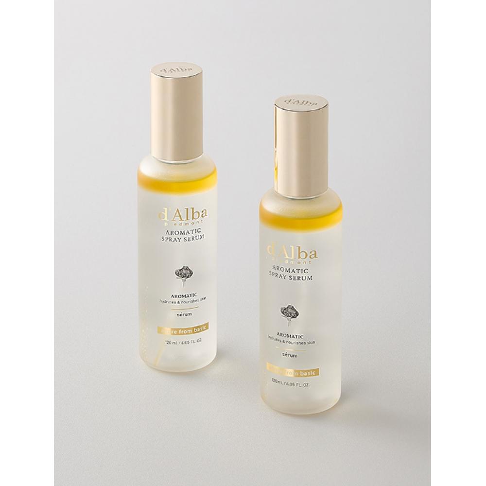 Dalba Large Capacity White Truffle First Aromatic Spray Serum 120ml Set Of 2  Premium Mist Ver
