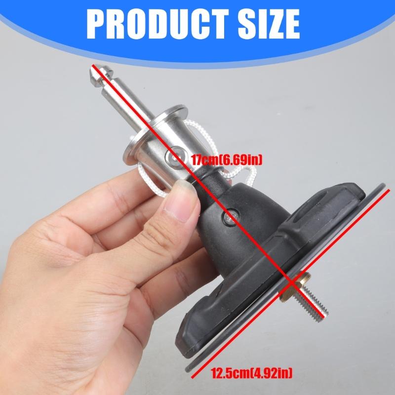 Windsurf Mast Base 360 degree Universal Strong Windsurfing Mast Base Surfing Tendon Joint Mast Foot Base Easy to Install