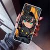 Anime Girls Cute Black Cat Phone Case For Samsung Galaxy A17 A57 A37 A16 A26 A36 A56 A15 A25 A35 A55 A14 A13 A54 A53 A34 A24 A33