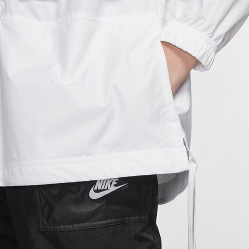 Nike Sport Running Windbreaker Jacket Women Outerwear White AJ2983-101