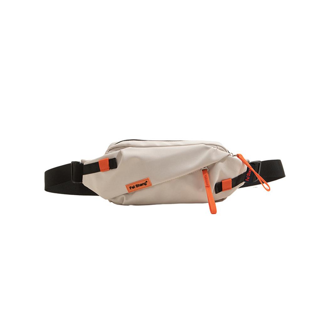 Versatile Chest Bag for Men Women Casual Sports Crossbody Bag Large Capacity Street Student Shoulder Bag Oxford Waist Bag