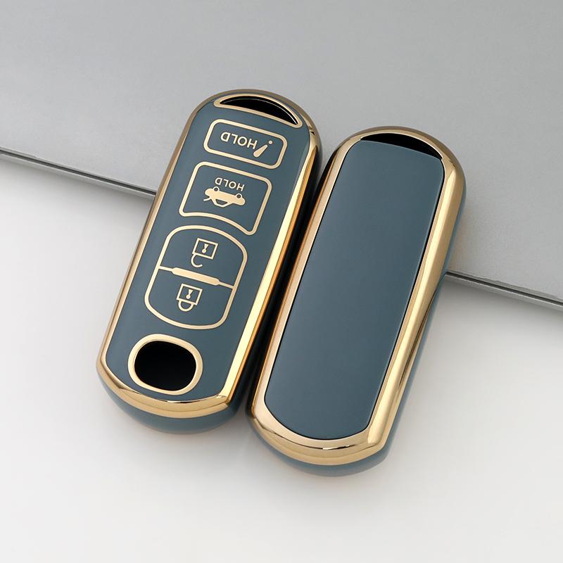 TPU 4 Buttons Car Key Case Cover for Mazda 2 3 6 Atenza Axela Demio CX-5 CX5 CX-3 CX7 CX-9 CX30 Keys Protector Accessories