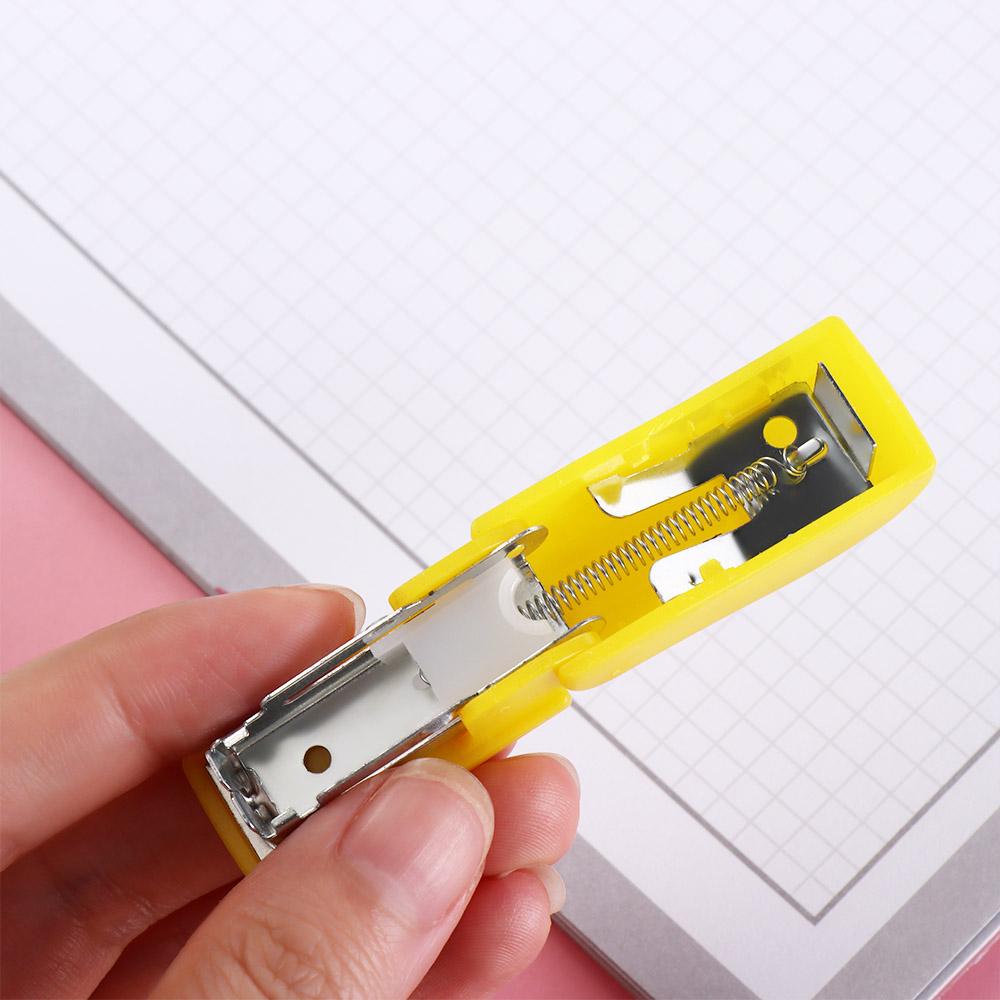 Paper Binding Bookbinding Machine Small Paper Stapling Tools Mini Labor-Saving Stapler Set Office