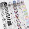 Sugar Poem Korean Style White Ink Die-Cut Adhesive Tape for Collage and Scrapbooking