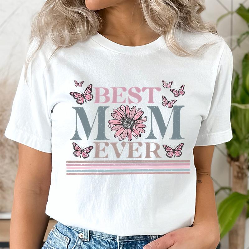 

Лучшая Мама На Свете Футболки для Женщин Одежда Харадзюку Женская Футболка Мода Уличная Одежда Мама Футболки с Коротким Рукавом Тренд Футболка Одежда 4XL