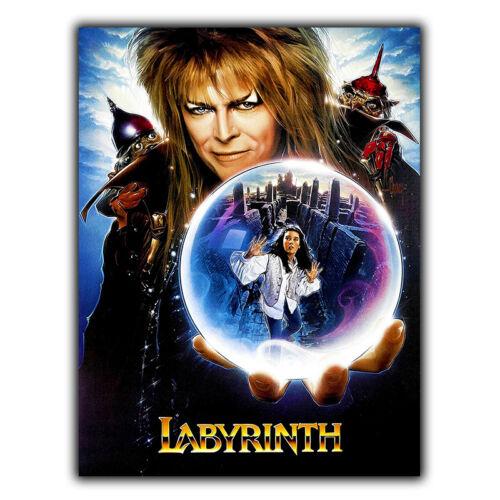 Labyrinth () David Bowie METAL SIGN WALL PLAQUE Film Movie Poster PrintAluminum 20x30cm（7.8x11.8inch）