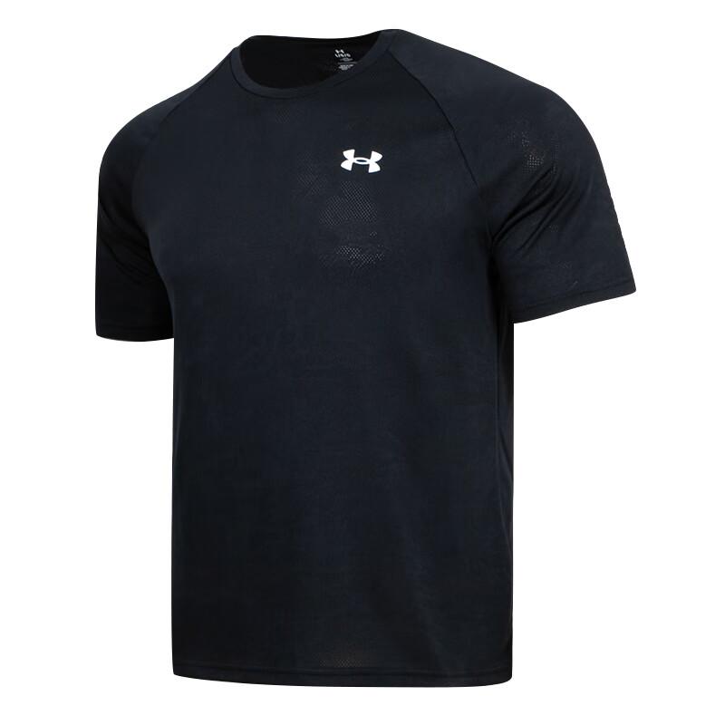 

Under Armour Training Running Casual Breathable Short Sleeve Fitness T-Shirt Men Tops Black 1390430-001 3XL