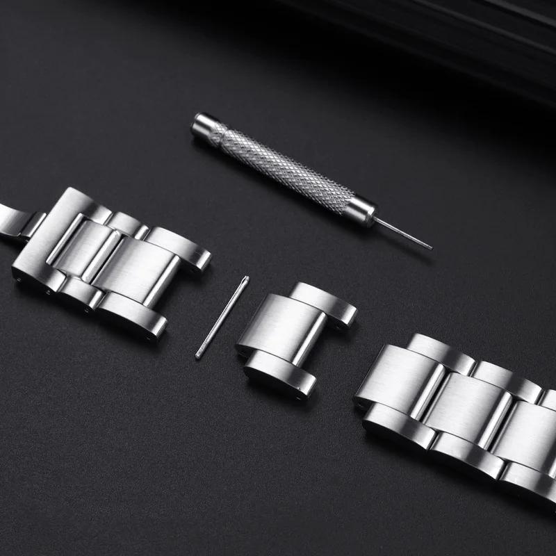 Armband für Tissot 1853 Rhythm T044 Silbernes Uhrenarmband 20mm Prs516 Luchi Serie T044417a T044430a Herrenuhren Zubehör