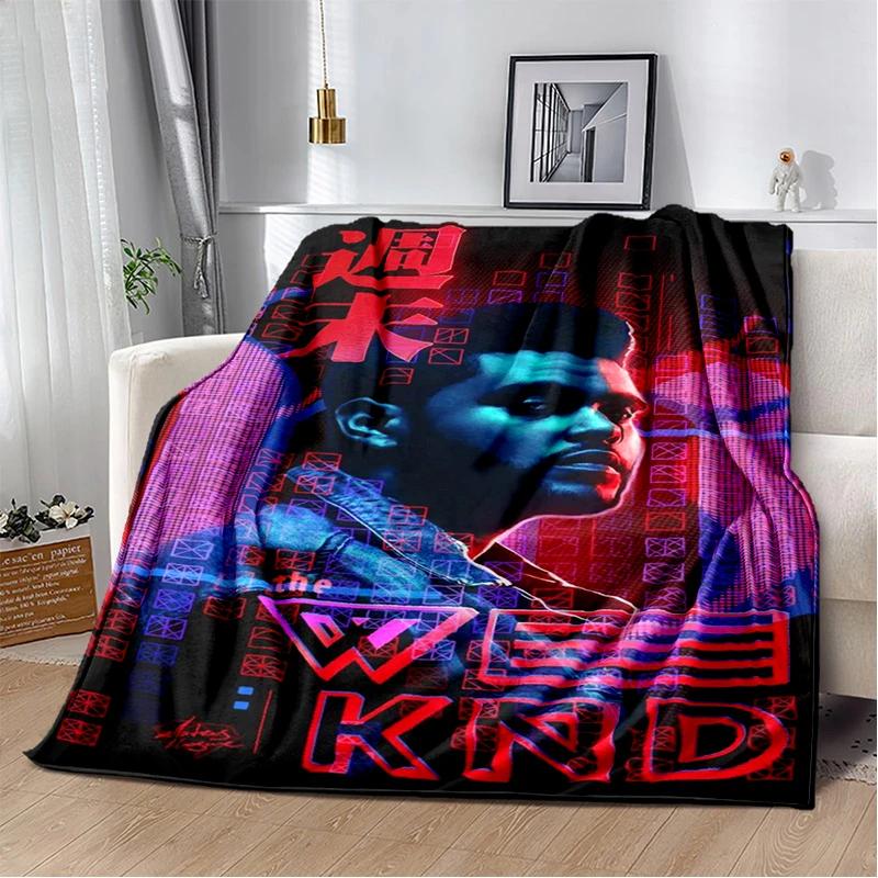 3D THE WEEKND,XO Alternative R&B Abel Tesfaye Flannel Blanket,Soft Throw Blanket for Home Bedroom Bed Sofa Travel Cover Kid Gift