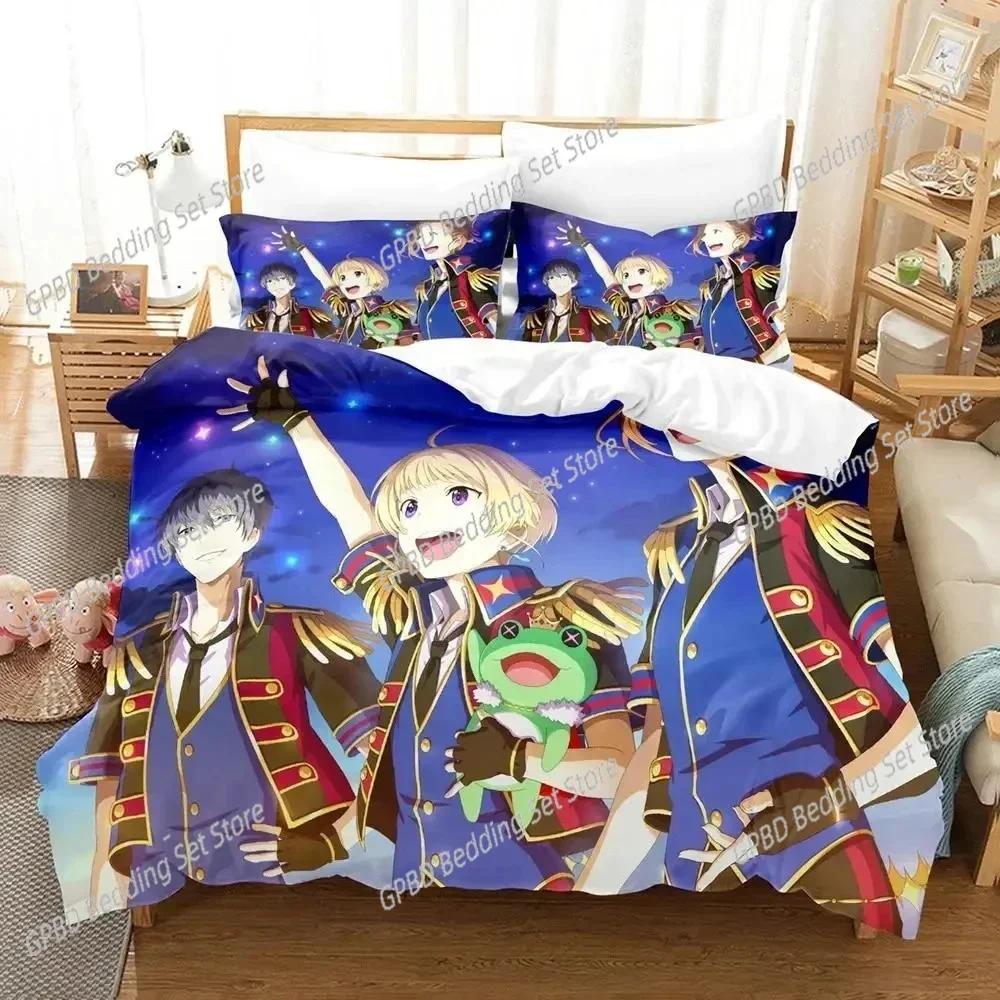 Luxury New 3D Print Anime Idolmaster SideM Bedding Set Duvet Cover Bed Set Quilt Cover Pillowcase Comforter king Queen