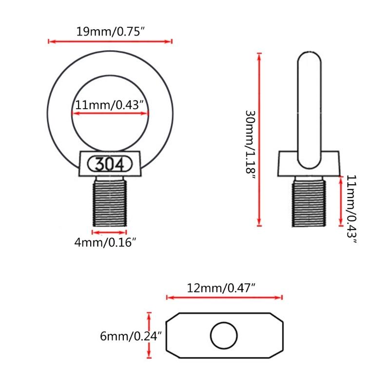 Markisenleistenstopper 6mm Markisenstopper Zubehör Ausrüstung Wohnmobil Camping Zelt Wohnmobil Markisenleisten Haken