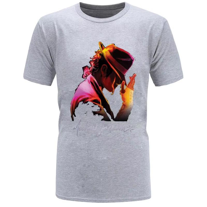 Michael Jackson T Shirt Brand New Fashion Men Tshirts Musician Hip Hop Short Sleeve Crazy Tshirt pure Cotton O Neck Mens Tops