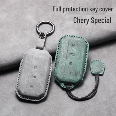 Geely Xingyao 8 Starship 7 Galaxy L7 Genuine Leather Key Case with Lanyard
