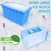 Haldane Extra Large Ice Cube Molds, 25 lbs, for Bath, Water Cooler, Giant Ice Block Molds, Silicone Ice Makers, Thick Large Ice Cube Trays for Home Us