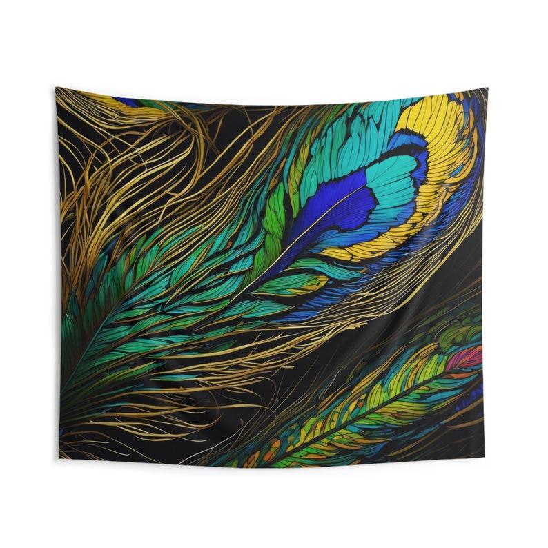 Peacock Feathers Tapestry 100X70CM