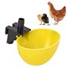 10/20 Stück Automatische Hühner-Wachtel-Tränken Wasserspender Gelbe Becher für Vögel 9,5 mm Geflügel-Trinkbrunnen