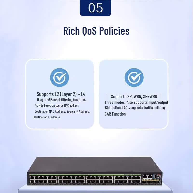 H3C S5135S-48P4S-EI 48-Port Gigabit PoE+ Switch