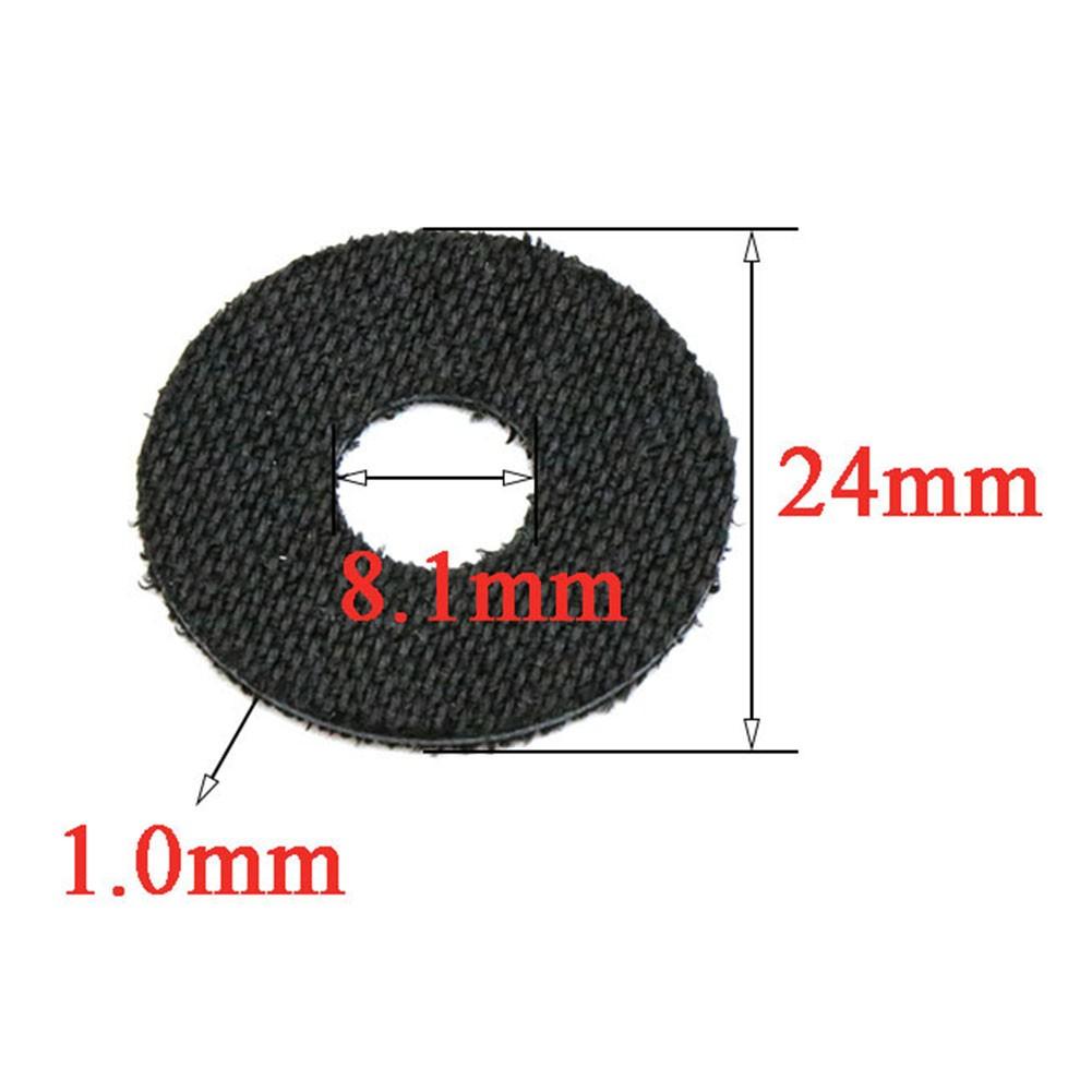 Rondella di trascinamento in fibra di carbonio prodotta con precisione per mulinello da baitcasting a tamburo, spessore 1 mm