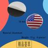 4x Car Wheel Hub Center Caps 56mm United States Germany England Italy France National Flag For Rim Cover Badge Emblem Exterior Styling Accessories