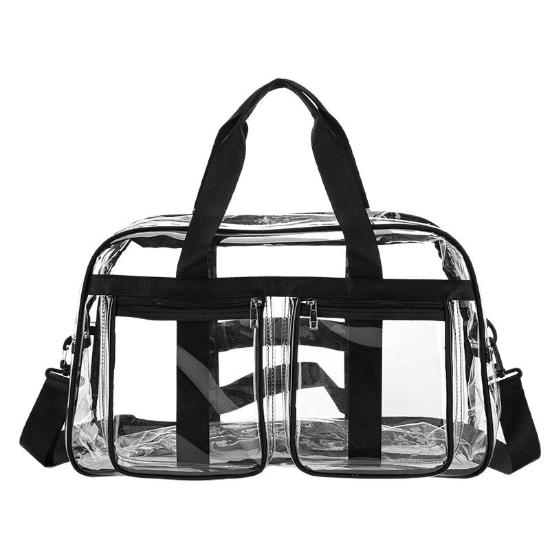 Fashion All Clear PVC Backpack Waterproof Transparent Travel Backpack Large Capacity Casual Bag for Men Women Student School Bag