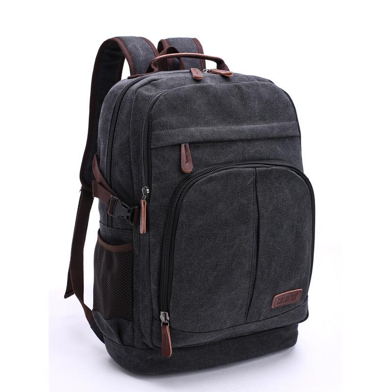 Multifunctional Large-Capacity Washable Canvas Student and Travel Backpack
