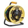 HATAYA BE-30K Rainbow Cord Reel for Outdoor Use (Rainproof), 100V Type, 30m Cord, 2.0mm Diameter, Grounded, Fucutebi Plug, 2P2P Grounded Dual-Purpose