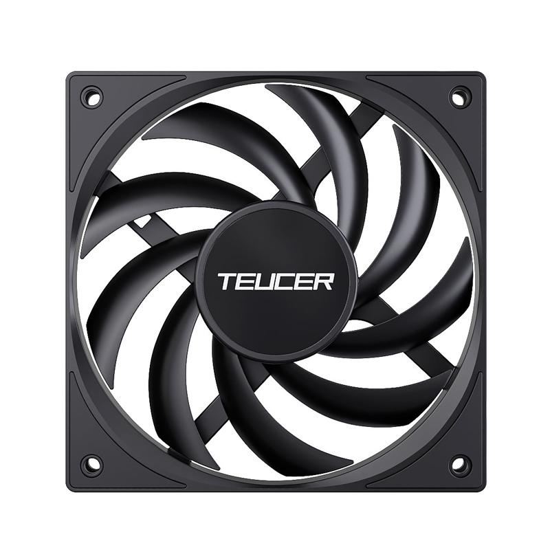 TEUCER UT-12015 12cm Thin Fan PWM 4PIN 800-2400RPM Computer Case Cooling Fan120mm 15mm Ultrathin PC Chassis Fan