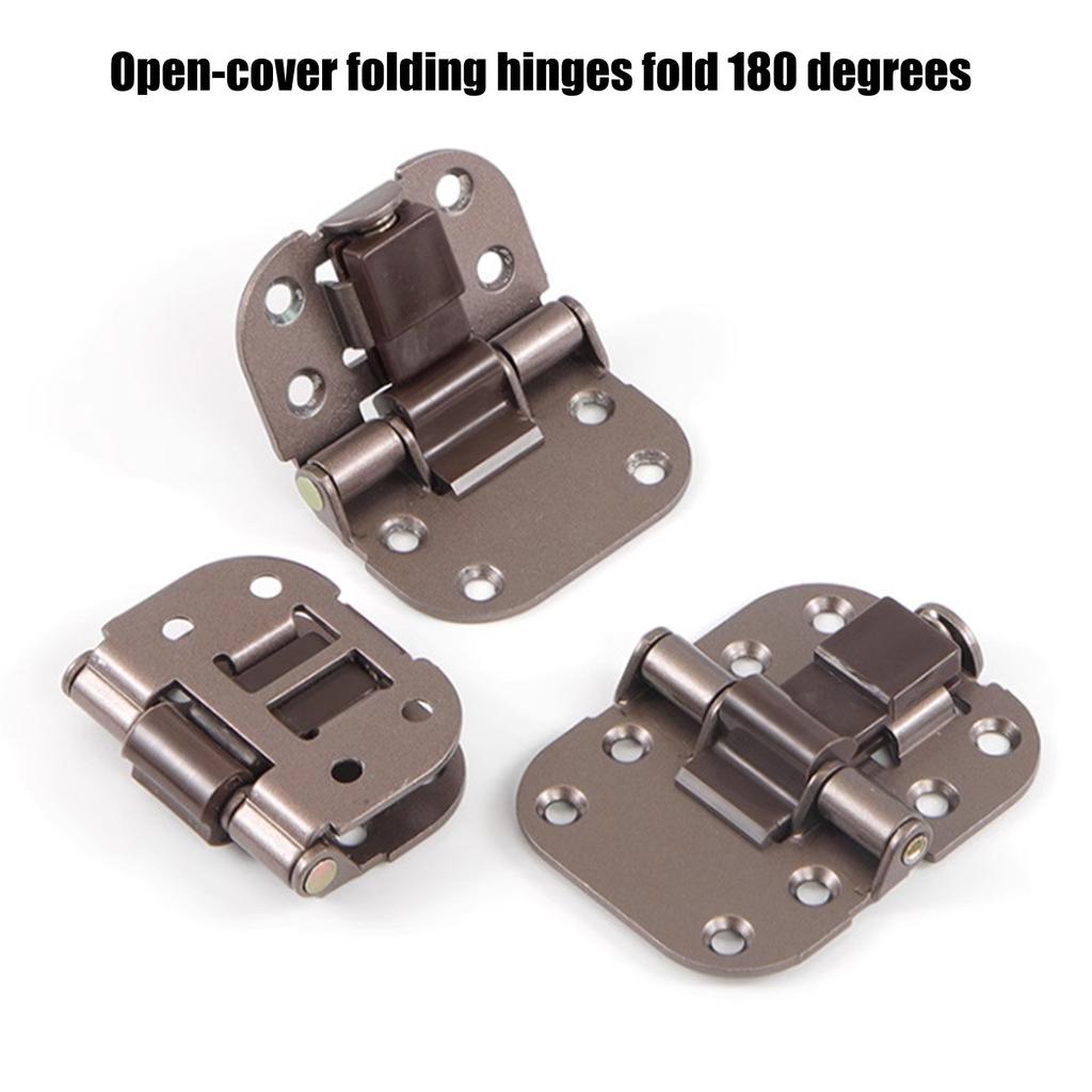 Hidden Folding Door Hinge Space Efficient Invisible Cabinet Hinge for Furniture Smooth Open for Various Styles & Space