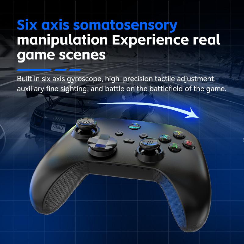 Controller wireless per giochi mobili G6 con grilletto Hall e joystick Hall che supporta switch/PC/Android/iOS