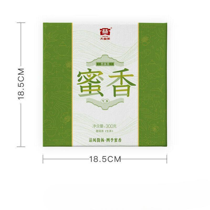 TAETEA MI XIANG * 2019 Menghai Dayi Roher Pu'er-Teekuchen Bio-Pu-Erh-Tee 300g