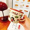 Cartoon Four Seasons Autumn Ceramic Cup Mug Breakfast Cup Gift Ceramic Home Birthday Full Moon Souvenir