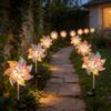 Xiaomi 2PC Solar Powered Colorful Windmill Stake Lights - Waterproof Outdoor Garden Backyard Wedding Party Decorative Lighting