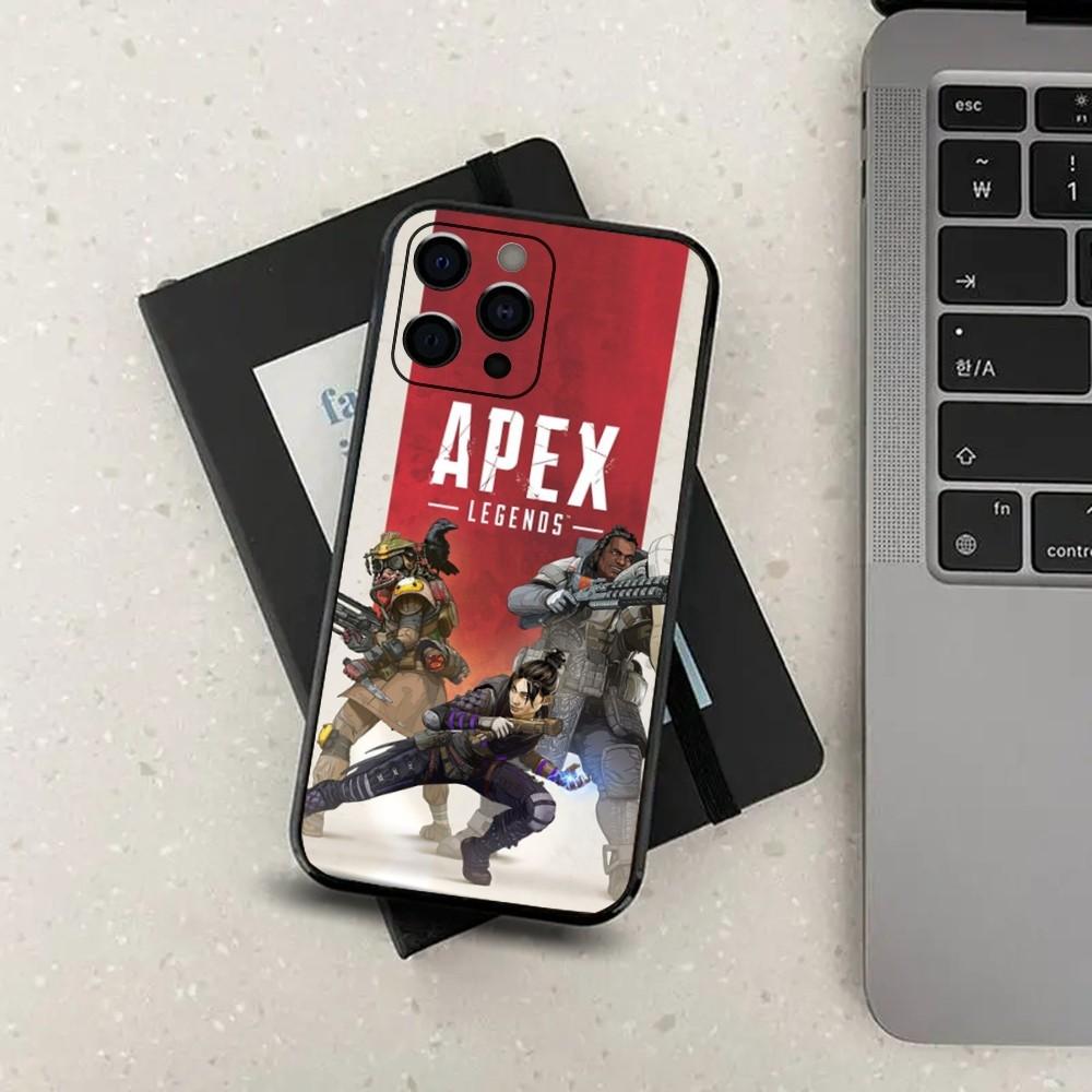 Game A-Apex Legends Phone Case For Apple iPhone 15,14,13,12,11,Pro,X,XS,Max,XR,Plus,Mini Soft Black Cover