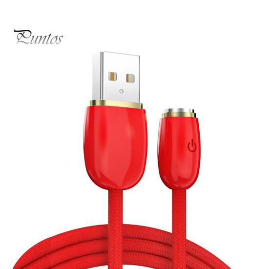 

Кабель для передачи данных Магнитный дизайн Быстрая зарядка 3-в-1 Тип-C для мобильного телефона Зарядное устройство для линии передачи данных для дома синий