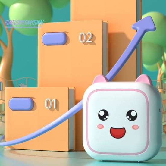 Studentská inkoustová kapesní tiskárna Bluetooth připojení – tiskárna účtenek s rozlišením 200 DPI pro počítač Android, přenosná termální tiskárna